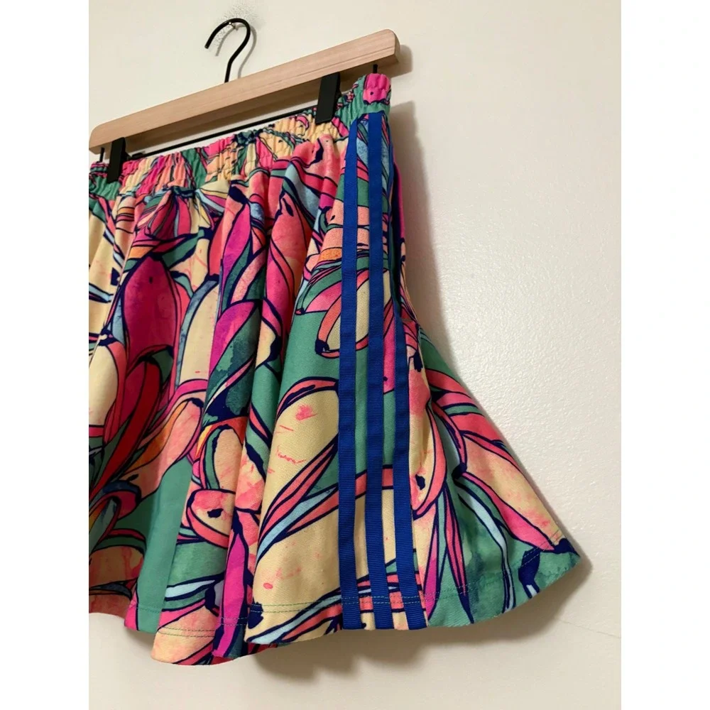 Adidas Originals x Farm Rio Floral‎ Banana Print Skirt Multicolor Size S